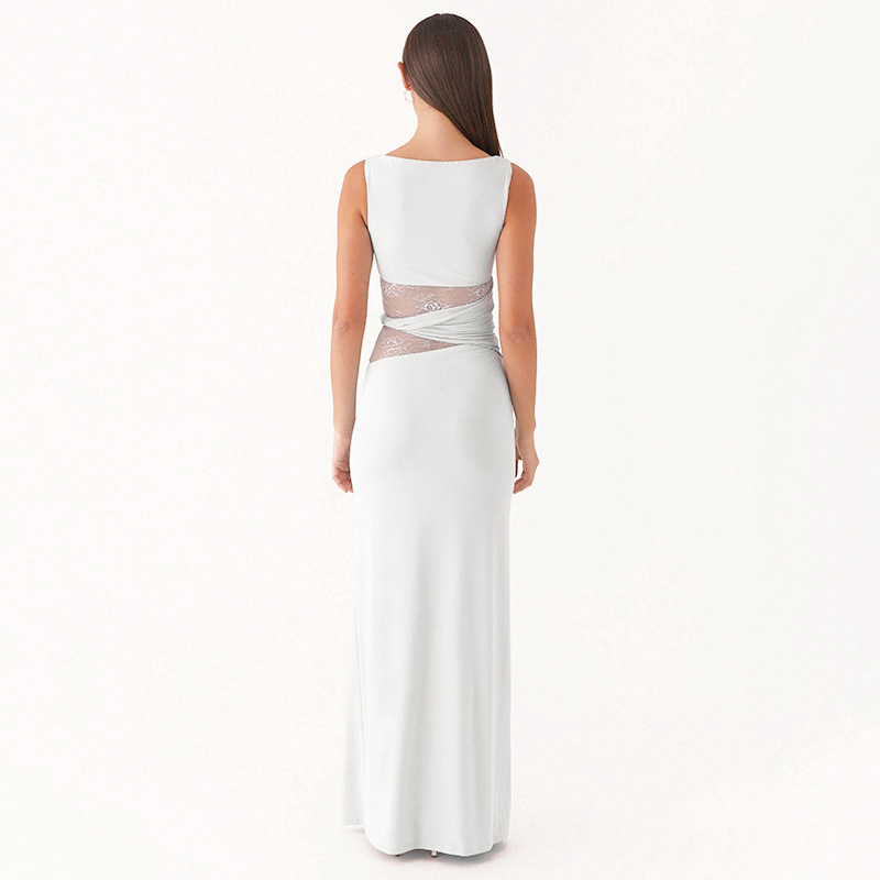 Freshdressy™ Lace Belt Maxi Dress