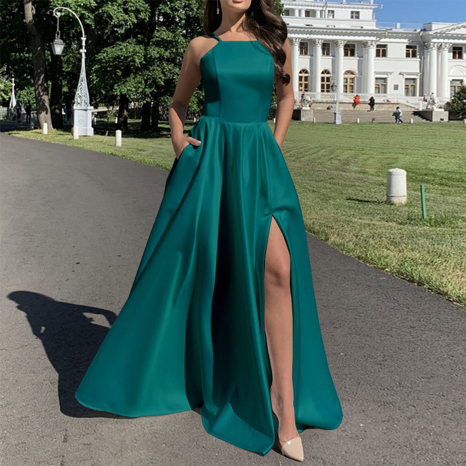 Freshdressy™ Sleeveless Backless Maxi Dress