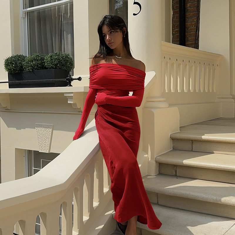 Freshdressy™ One-Shoulder Mesh Maxi Dress