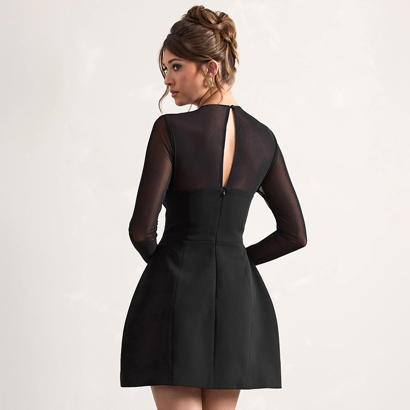 Freshdressy™ Mesh Waist Mini Dress