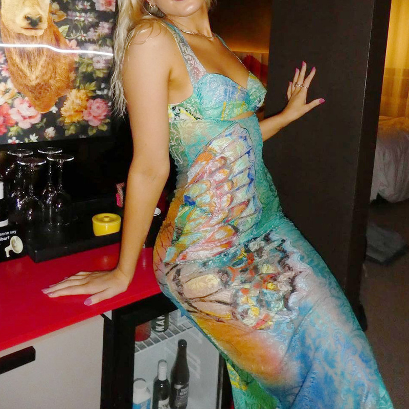 Freshdressy™ Animal Print Backless Dress