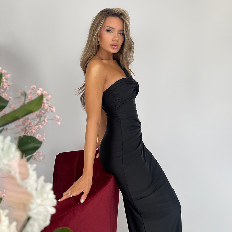 Freshdressy™ Off Shoulder Slim Maxi Dress