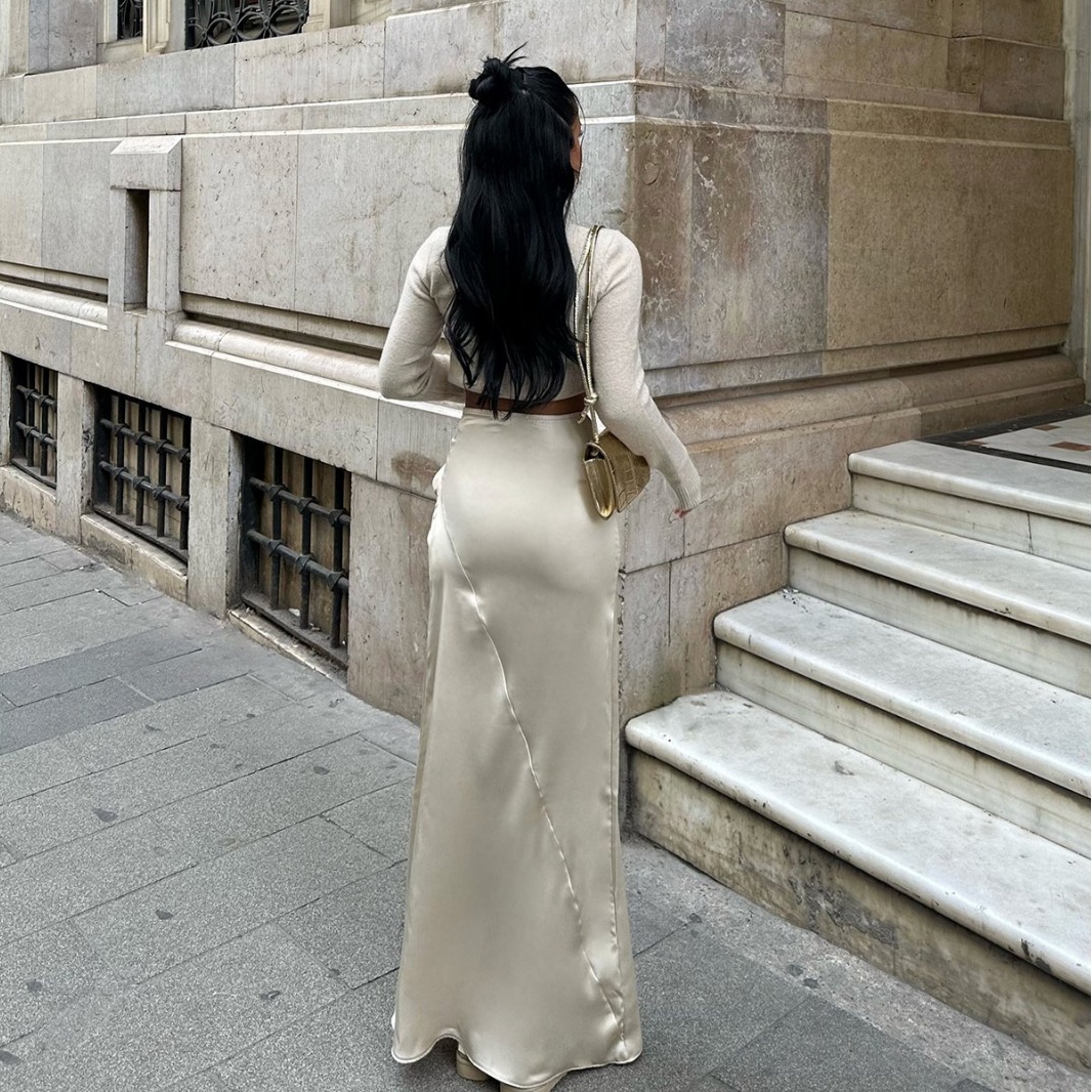 Freshdressy™ Slim Maxi Dress Midriff Skirt
