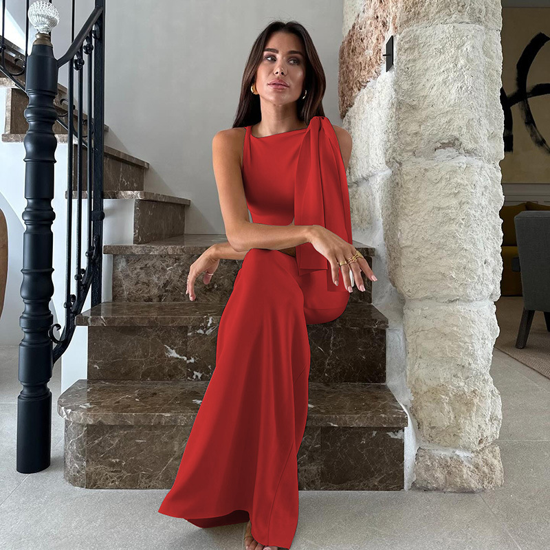 Freshdressy™ Asymmetric One Shoulder Maxi Dress