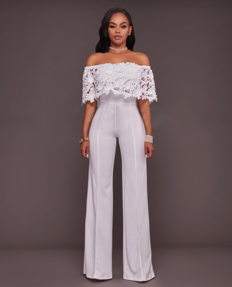 Freshdressy™ One Shoulder Loose Leg Jumpsuit