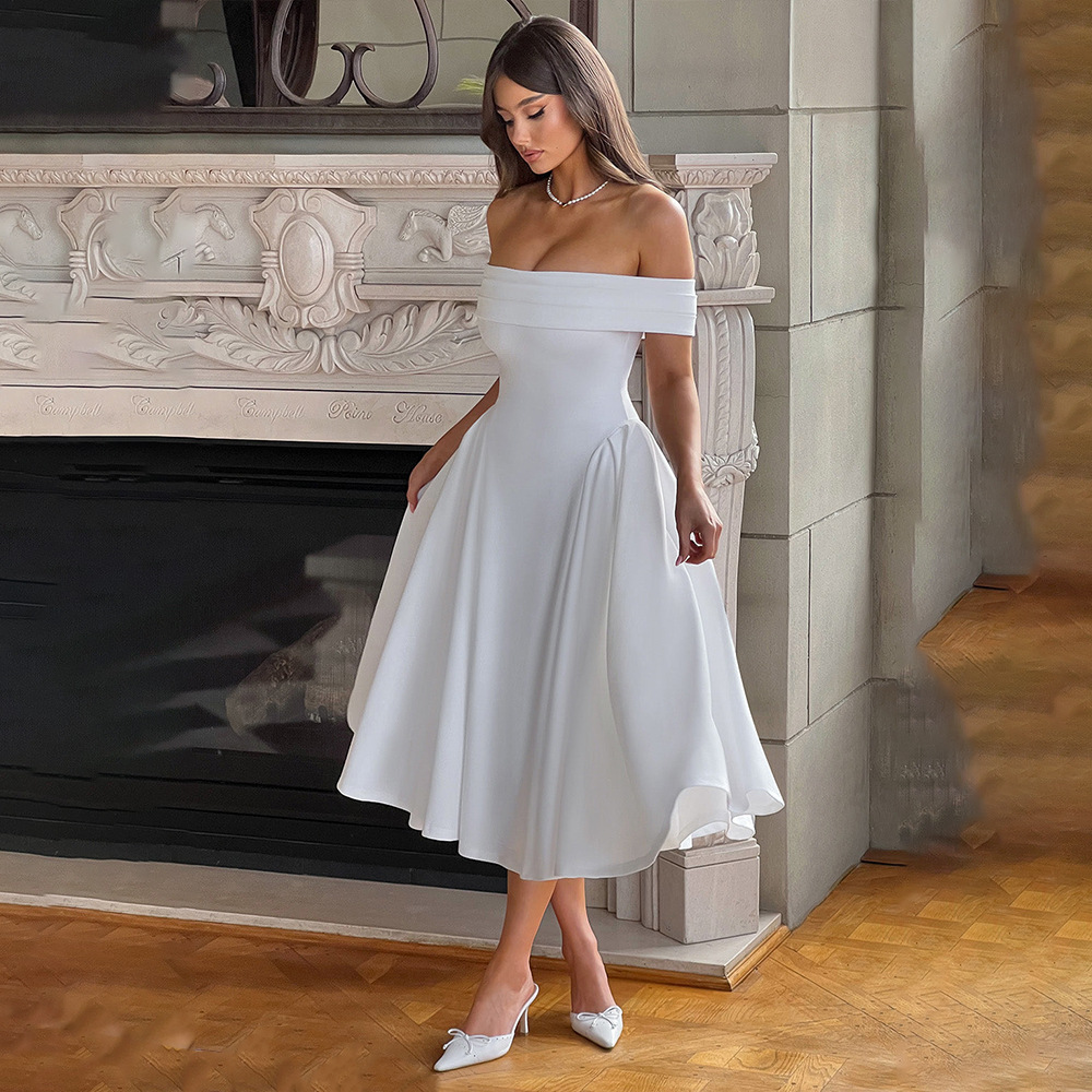Freshdressy™ Off Shoulder Sexy Backless Maxi Dress