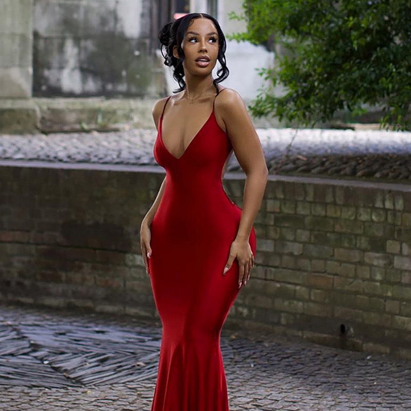 Freshdressy™ Backless Slim Fishtail Dress